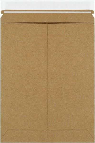 Made in USA - 11-1/2" Long x 9" Wide Peel-Off Self-Seal Flat Mailer - Kraft - Benchmark Tooling