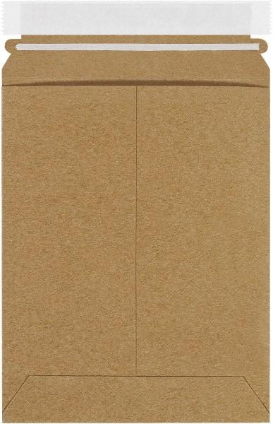 Made in USA - 9" Long x 7" Wide Peel-Off Self-Seal Flat Mailer - Kraft - Benchmark Tooling