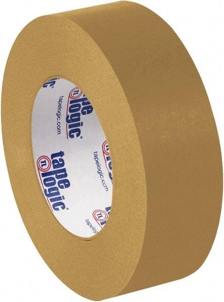 Tape Logic - 1-1/2" x 60 Yd Brown Rubber Adhesive Packaging Tape - Paper Backing, 7 mil Thick - Benchmark Tooling