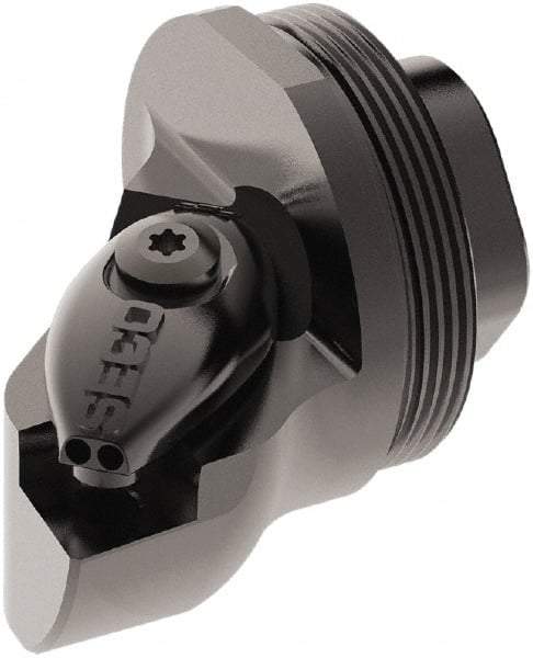 Seco - Right Hand Cut, Size GL40, CC.. 09T3.. Insert Compatiblity, Internal Modular Turning & Profiling Cutting Unit Head - 27mm Ctr to Cutting Edge, 32mm Head Length, Through Coolant, Series SteadyLine - Benchmark Tooling