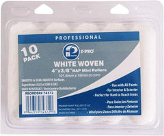 Premier Paint Roller - 3/8" Nap, 4" Wide Paint Mini Roller Covers - Semi-Smooth Texture, Woven - Benchmark Tooling