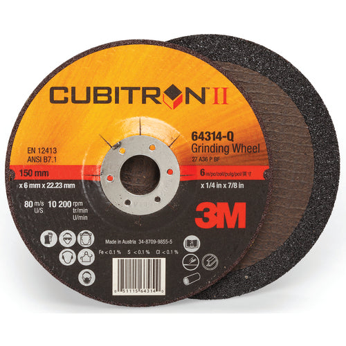 3M Cubitron II Cut-Off Wheel 66526 Type 1 5″ x .045″ × 7/8″ - Benchmark Tooling