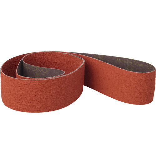 3M Cloth Belt 947D 80 X-weight 4″ × 306″ Film-lok Single-flex - Exact Industrial Supply