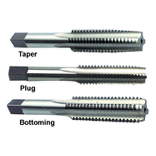 3 Pc. HSS Hand Tap Set (Plug, Taper, Bottoming) - Benchmark Tooling