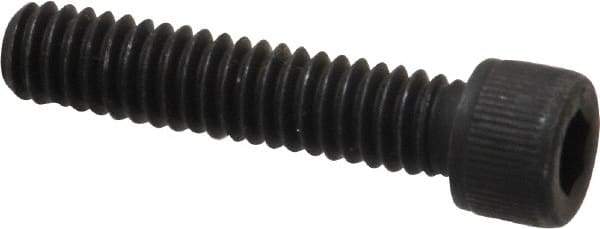 Value Collection - #12-24 UNC Hex Socket Drive, Socket Cap Screw - Alloy Steel, Black Oxide Finish, Fully Threaded, 1" Length Under Head - Benchmark Tooling