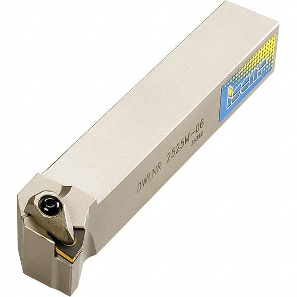 Iscar - SLAN, Right Hand Cut, 25mm Shank Height x 25mm Shank Width, Negative Rake Indexable Turning Toolholder - 150mm OAL, LNMX Insert Compatibility, Series Heliturn - Benchmark Tooling