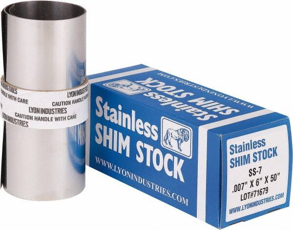 Made in USA - Metal Shim Stock Type: Shim Stock Roll Material: Stainless Steel - Benchmark Tooling