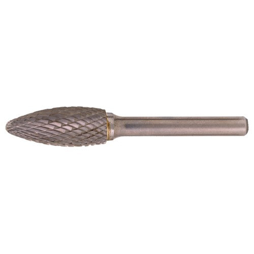 SH-5 Double Cut Solid Carbide Bur-Flame Shape