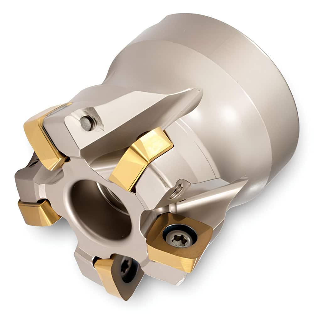 Indexable High-Feed Face Mills; Minimum Cutting Diameter: 3.1700 in; Maximum Cutting Diameter: 4.0000 in; Maximum Depth Of Cut: 0.0780 in; Arbor Hole Diameter (mm): 1.50; Compatible Insert Size Code: 1305; Maximum Ramping Angle: 0.8 ™; Series: 5M5P; Cutt