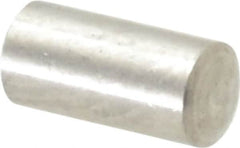 Value Collection - 3mm Diam x 6mm Pin Length 316 Stainless Steel Standard Dowel Pin - Bright Finish, 1 Rounded End - Benchmark Tooling