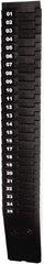Lathem Time - 27" High x 3-7/8" Wide 25 Pocket Adjustable Time Card Rack - Black, Use with Time Cards - Benchmark Tooling