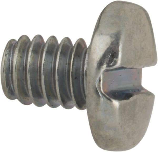 Value Collection - #5-40 UNC, 3/16" Length Under Head Slotted Drive Machine Screw - Binding Head, Grade J82 Steel, Zinc-Plated Finish, Without Washer - Benchmark Tooling