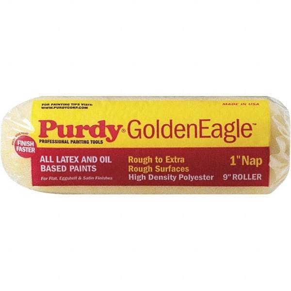 Purdy - 1" Nap, 9" Wide Paint General Purpose Roller Cover - Rough Texture, High Density Polyester - Benchmark Tooling