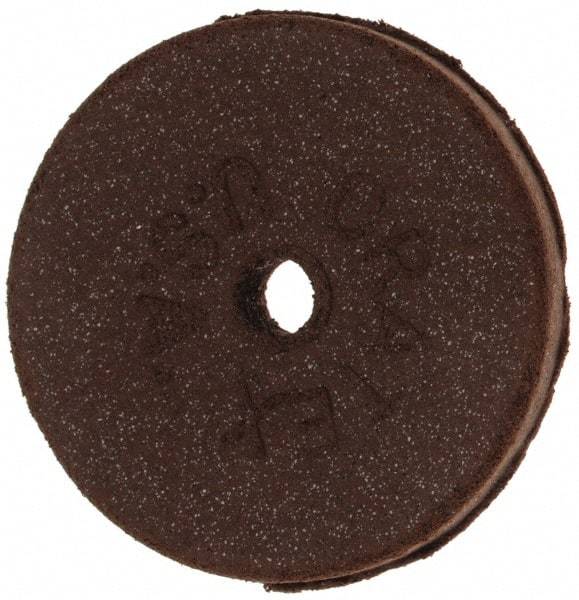 Cratex - 7/8" Diam x 1/8" Hole x 1/8" Thick, Surface Grinding Wheel - Fine Grade, No Recess - Benchmark Tooling