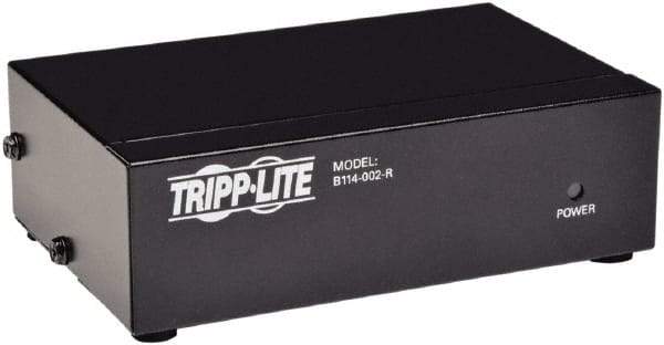 Tripp-Lite - Video Splitter with Signal Booster - HD15 Connector, Black, Use with Monitors - Benchmark Tooling