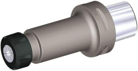 Kennametal - 1/64" to 1/2" Capacity, 60mm Projection, Taper Shank, ER20 Collet Chuck - 90mm OAL, 50mm Shank Diam - Exact Industrial Supply