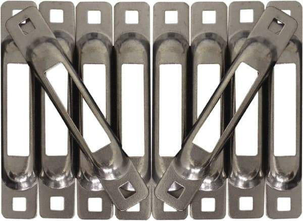 Snap-Loc - 1' Long x 2" Diam, Silver Tie Down Strap Kit - Benchmark Tooling