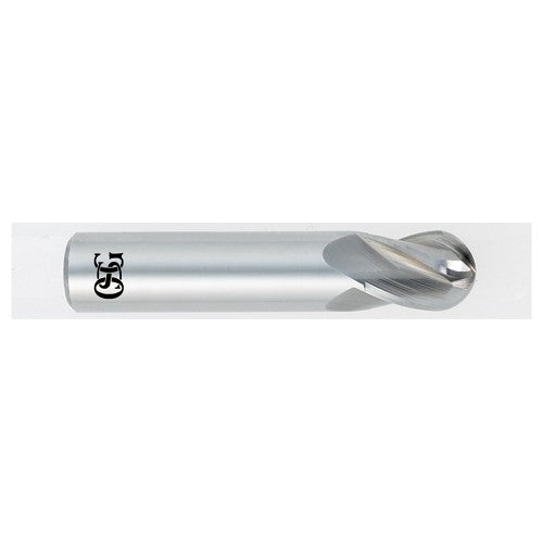 5/64″ Dia. × 1/8″ Shank × 5/32″ DOC × 1-1/2″ OAL, CBD TiAlN, 4 Flute, 30° Helix, Round, Ballnose End Mill