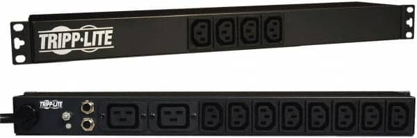 Tripp-Lite - 14 Outlets, 100/240 Volts, 20 Amps, 10' Cord, Power Outlet Strip - Rack Mount, C13/C20 NEMA Configuration, 19" Strip - Benchmark Tooling
