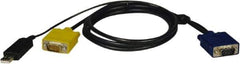 Tripp-Lite - 6' Long, HD15, HD15/USB A Computer Cable - Black, Male x Male x Male - Benchmark Tooling