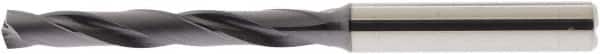 Accupro - 5/8" 140° Solid Carbide Jobber Drill - AlTiN Finish, Right Hand Cut, Spiral Flute, Straight Shank, 133mm OAL - Benchmark Tooling