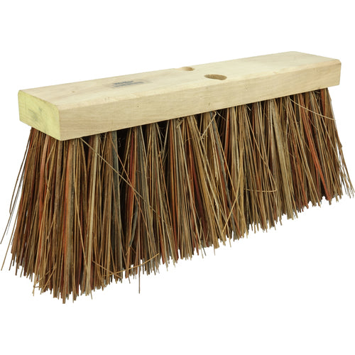 16″ Street Broom, 6-1/4″ Trim Length, Bass and Palmyra Blend Fill - Benchmark Tooling