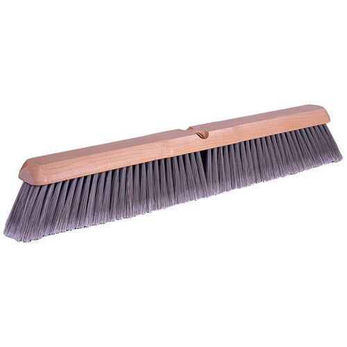 18″ Fine Sweep Floor Brush, Flagged Silver Polystyrene Fill - Benchmark Tooling