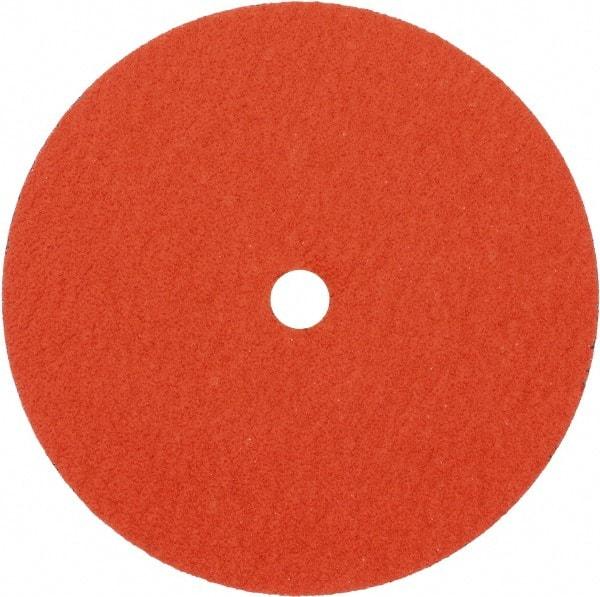 Norton - 9-1/8" Diam 7/8" Hole 24 Grit Fiber Disc - Ceramic, Series R980P - Benchmark Tooling