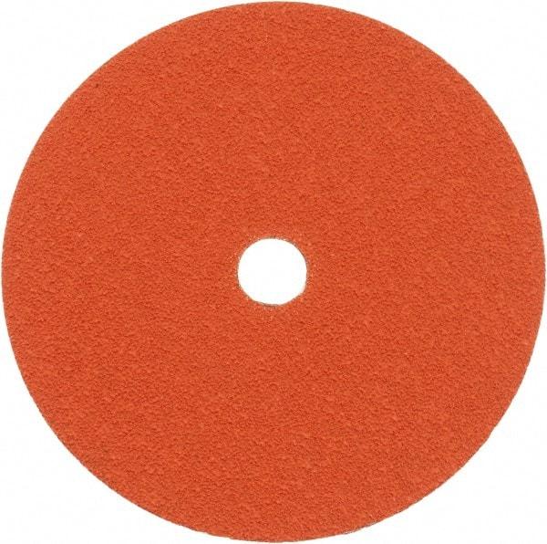 Norton - 7" Diam 7/8" Hole 50 Grit Fiber Disc - Ceramic, Series R980P - Benchmark Tooling