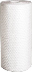 PRO-SAFE - 70 Gal Capacity per Package, Oil Only Roll - 150' Long x 30" Wide, White, Polypropylene - Benchmark Tooling
