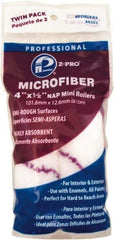 Premier Paint Roller - 1/2" Nap, 4" Wide Paint Mini Roller - Semi-Rough Texture, Microfiber - Benchmark Tooling
