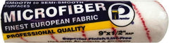Premier Paint Roller - 1/2" Nap, 9" Wide Paint General Purpose Roller Cover - Semi-Rough Texture, Microfiber - Benchmark Tooling