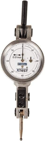 Fowler - Dial Test Indicators Maximum Measurement (mm): 1.60 Dial Graduation (mm): 0.0100 - Benchmark Tooling