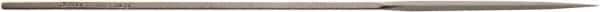 Value Collection - 5-1/2" Needle Precision Swiss Pattern Three Square File - 7/64" Width Diam, Die Sinker's Handle - Benchmark Tooling
