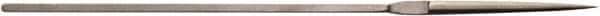 Value Collection - 5-1/2" Needle Precision Swiss Pattern Half Round File - 5/32" Width Diam, Die Sinker's Handle - Benchmark Tooling