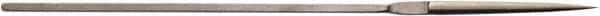 Value Collection - 5-1/2" Needle Precision Swiss Pattern Crossing File - 5/32" Width Diam, Die Sinker's Handle - Benchmark Tooling