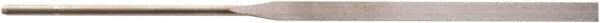 Value Collection - 5-1/2" Needle Precision Swiss Pattern Regular Pillar File - 13/64" Width Diam, Round Handle - Benchmark Tooling