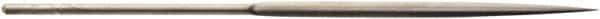 Value Collection - 5-1/2" Needle Precision Swiss Pattern Crossing File - 13/64" Width Diam, Round Handle - Benchmark Tooling