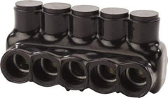 POLARIS nsi - 6 AWG, Class B & C Wire Compatible, Aluminum, Hex Split Bolt Connector - 4.66" OAL, 2.28" Base Width - Benchmark Tooling