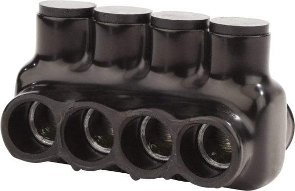 POLARIS nsi - 6 AWG, Class B & C Wire Compatible, Aluminum, Hex Split Bolt Connector - 4.57" OAL, 2.41" Base Width - Benchmark Tooling