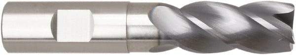 Niagara Cutter - 3/8", 4 Flute, Single End, Solid Carbide, 0.02" Corner Radius End Mill - 3" OAL, Right Hand Flute, 3/4" LOC, Right Hand Cut, 1-1/8" Extended Reach - Benchmark Tooling