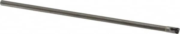 Hertel - 0.275" Min Bore Diam, 6" OAL, 3/16" Shank Diam, HBBF Indexable Boring Bar - 1-7/8" Max Bore Depth, TD.. Insert, Screw Holding Method - Benchmark Tooling