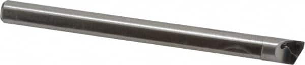 Hertel - 0.347" Min Bore Diam, 4" OAL, 5/16" Shank Diam, HBBG Indexable Boring Bar - 1.248" Max Bore Depth, WPGT Insert, Screw Holding Method - Benchmark Tooling