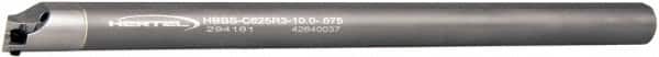 Hertel - 0.675" Min Bore Diam, 10" OAL, 5/8" Shank Diam, HBBS Indexable Boring Bar - 6-1/4" Max Bore Depth, WPMT Insert, Screw Holding Method - Benchmark Tooling