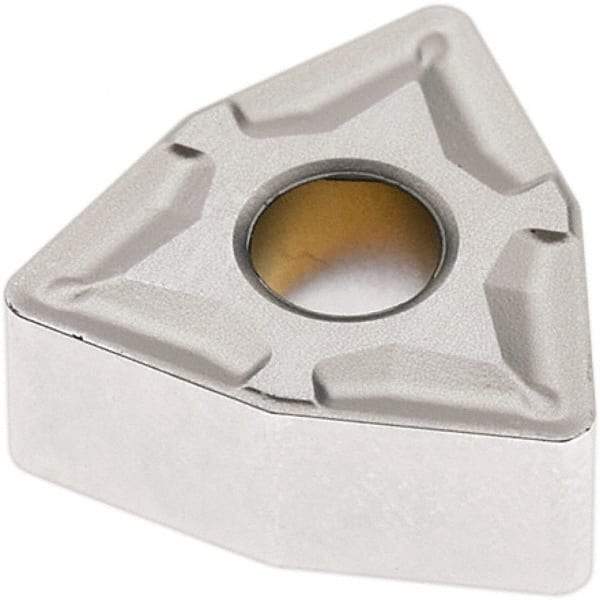 Seco - WNMG332 M3 Grade TP1501 Carbide Turning Insert - Al2O3 Finish, 80° Trigon, 3/8" Inscr Circle, 3/16" Thick, 1/32" Corner Radius - Benchmark Tooling
