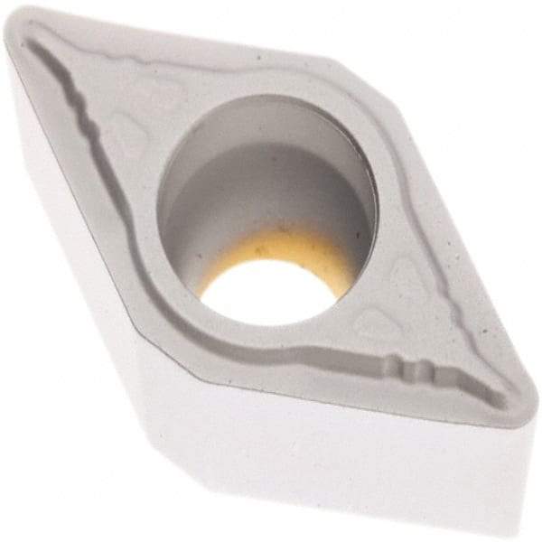 Seco - DCMT32.52 F1 Grade TP2501 Carbide Turning Insert - Al2O3 Finish, 55° Diamond, 3/8" Inscr Circle, 5/32" Thick, 1/32" Corner Radius - Benchmark Tooling