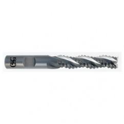 1/2" Dia. - 3-1/4" OAL - Bright HSS Co- Roughing SE EM - 3 FL - Benchmark Tooling