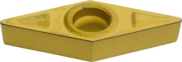 Sumitomo - VBMT332 ESU Grade AC700G Carbide Turning Insert - TiC Finish, 35° Diamond, 3/8" Inscr Circle, 3/16" Thick, 1/32" Corner Radius - Benchmark Tooling