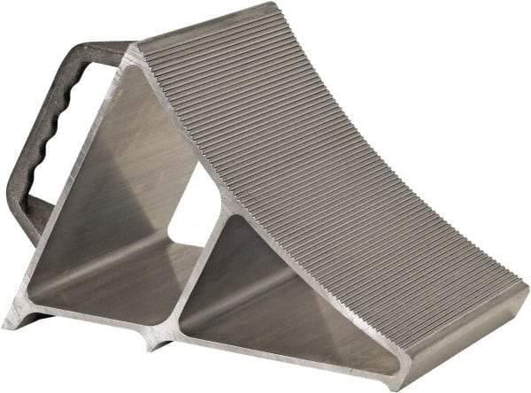 Vestil - 7" Wide x 8" High x 13-1/16" Deep, Aluminum Wheel Chock - Benchmark Tooling