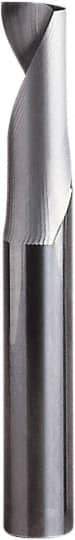 Seco - 12mm, 25mm LOC, 12mm Shank Diam, 75mm OAL, 1 Flute, Solid Carbide Square End Mill - Single End, Uncoated, Spiral Flute, 30° Helix, Centercutting, Right Hand Cut, Right Hand Flute, Series J28 - Benchmark Tooling